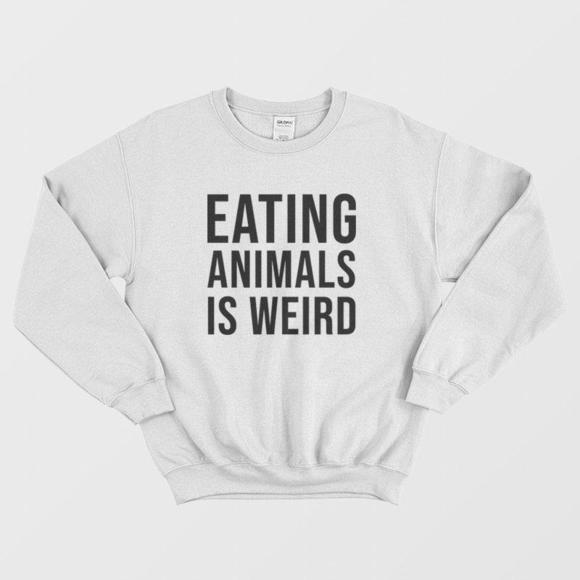Eating Animals Is Weird Sweater - Picture 1 of 4